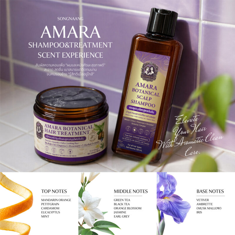 AMARA Shampoo and Treatment Spa Scent Experience
