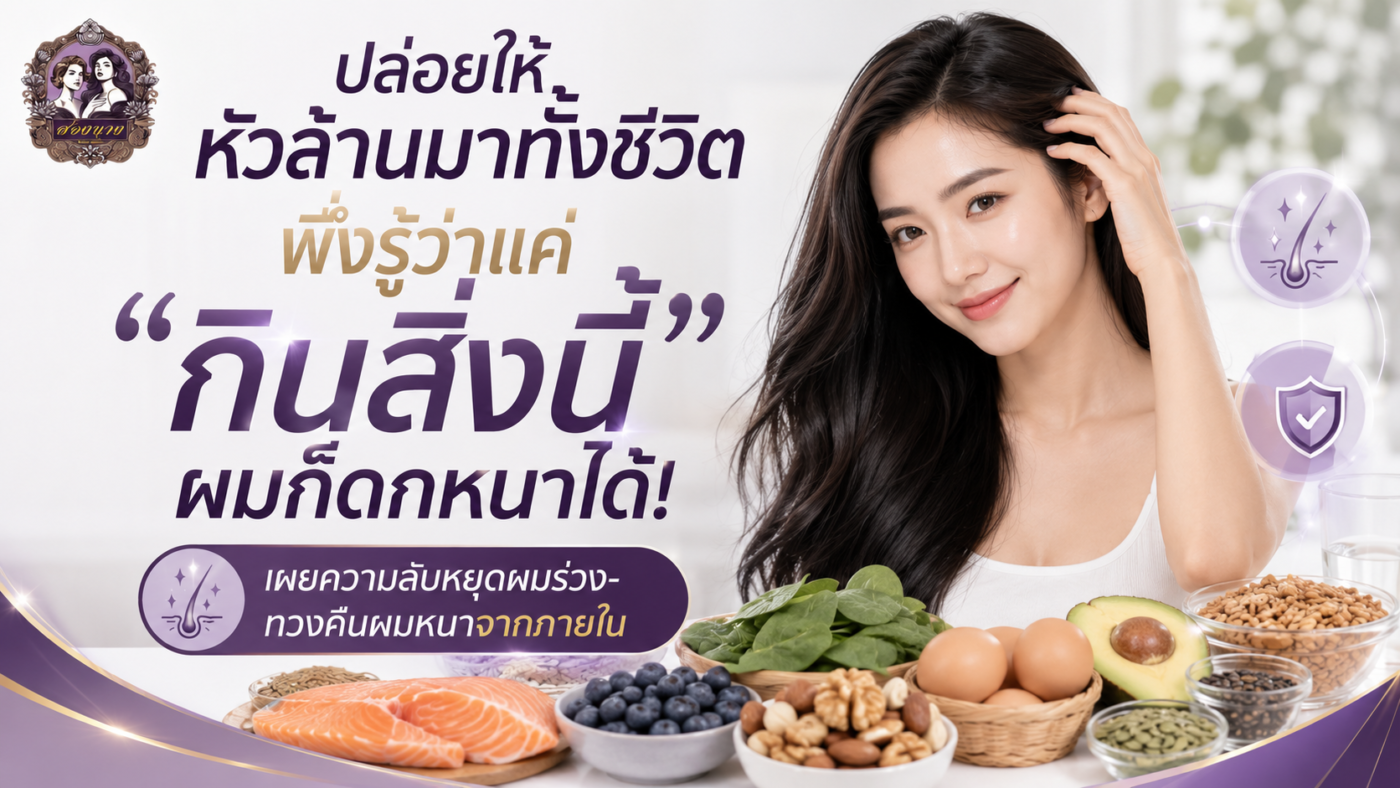 อาหารแก้ผมร่วง